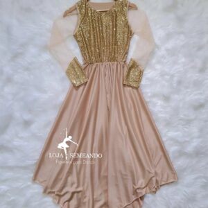 Vestido Excelência (Saia única 4 pontas)