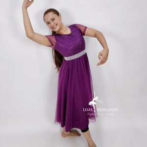Vestido Princesa Roxo