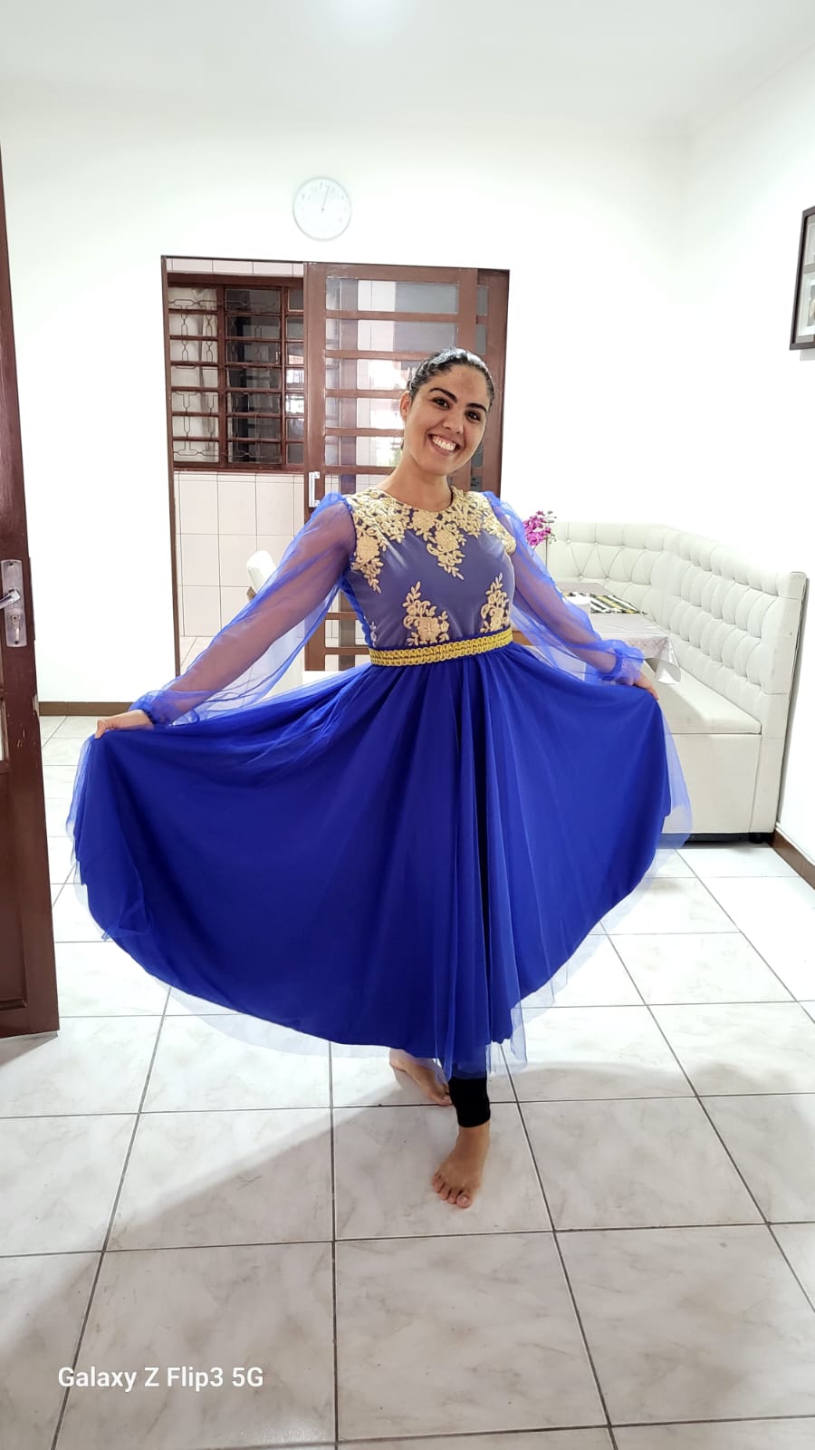 Vestido Cantares: Azul Royal  Loja Semeando